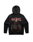 HVYMTL Gains World Tour Heavy Zip Hoodie | 400GSM Oversized (Black)