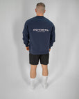 HVYMTL LIFTING CLUB SWEATSHIRT ZINC BLUE